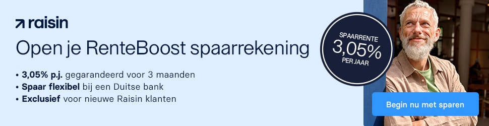raisin spaarrentes vergelijken