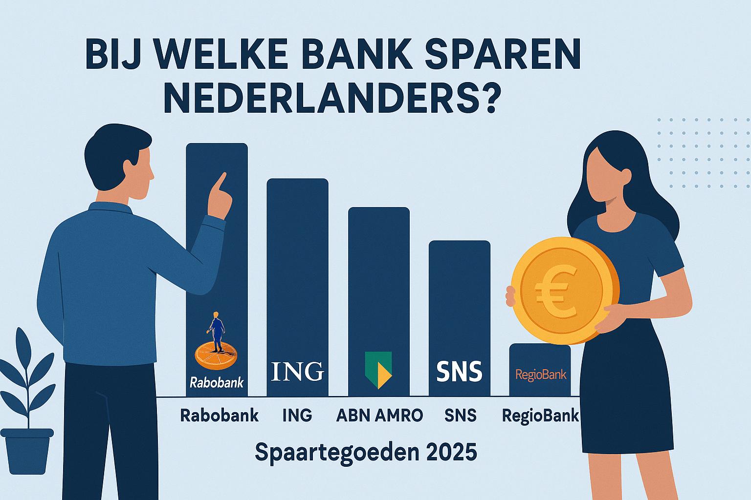 bij welke bank sparen nederlanders