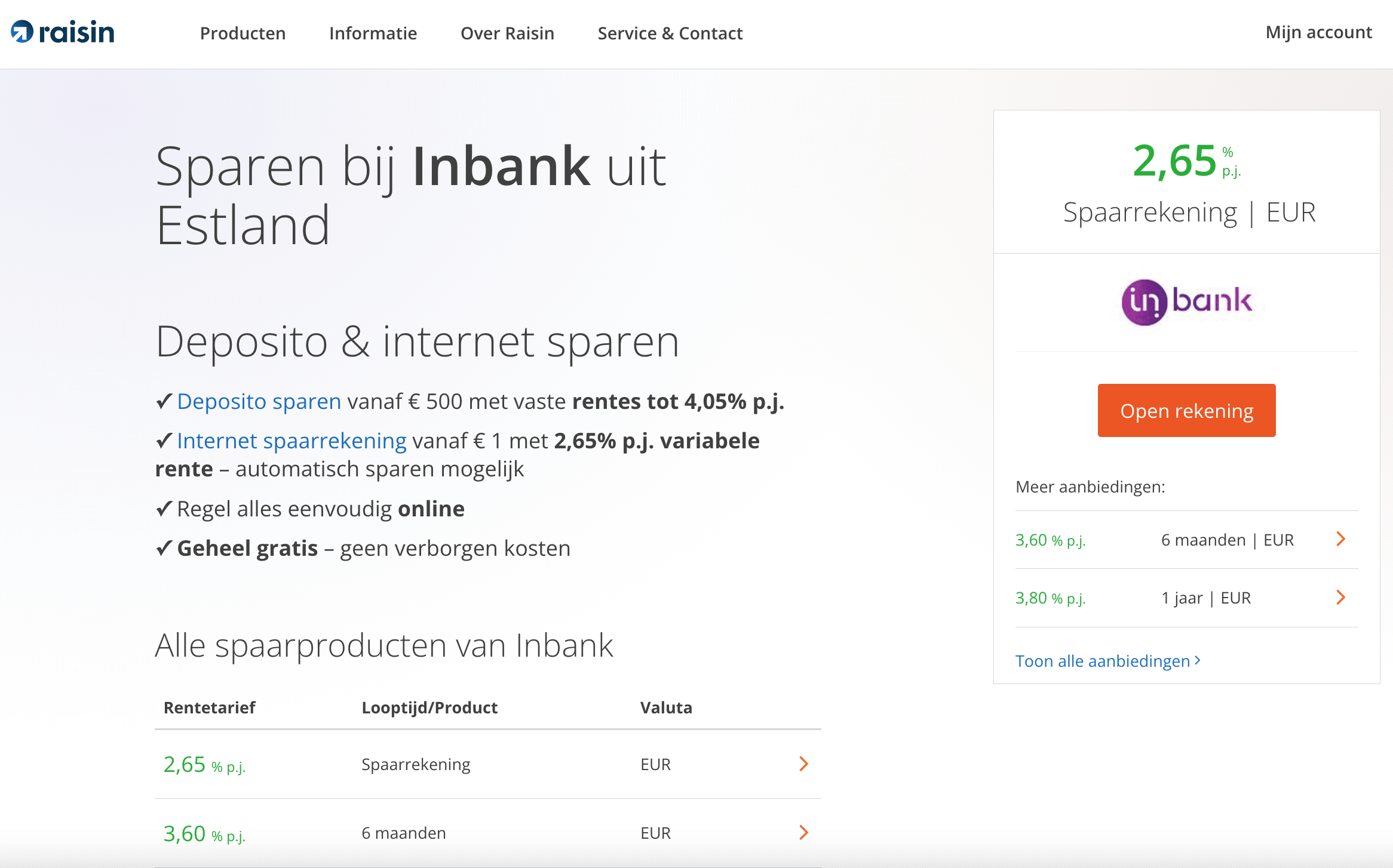 inbank review en ervaringen