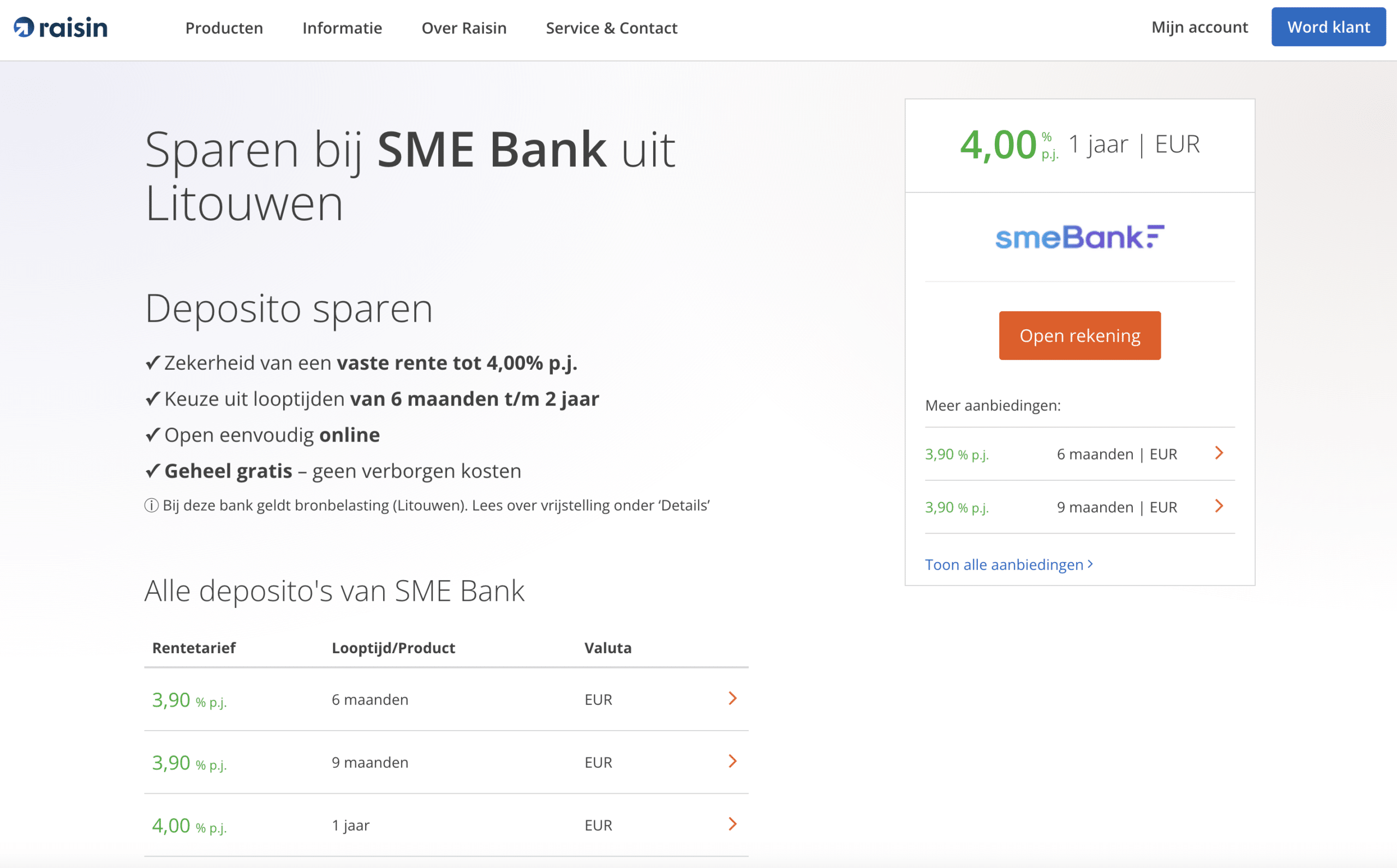 SME Bank review en ervaringen