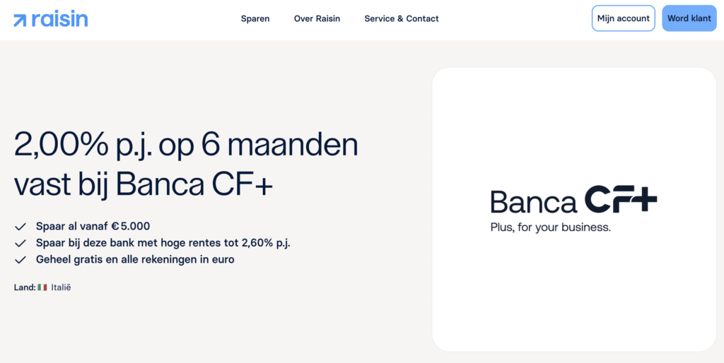 banca cf+ review en ervaringen