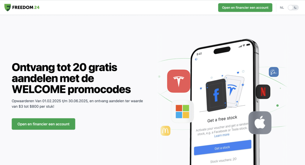 freedom24 actie