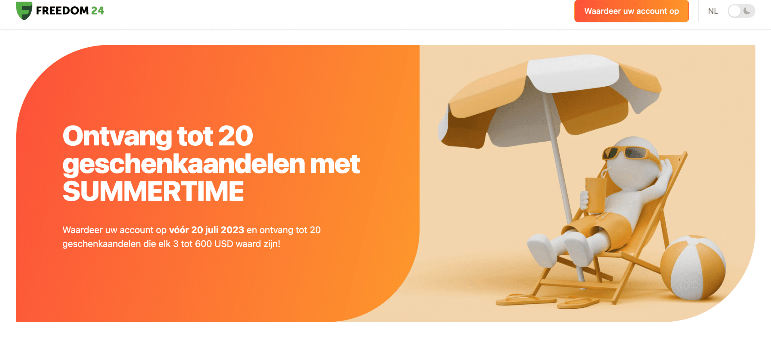 freedom24 actie