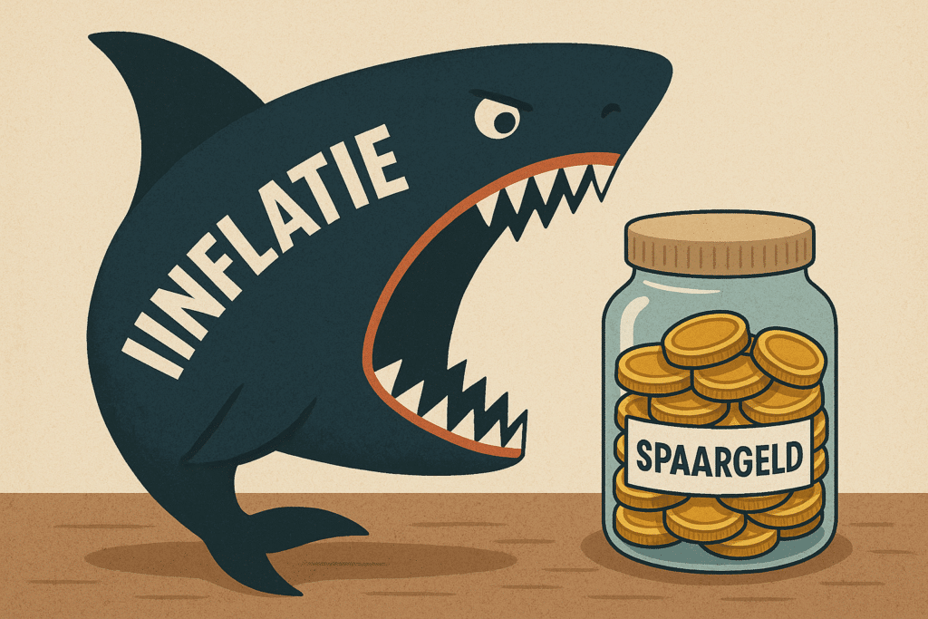 inflatie stijgt, spaarrente daalt heeft sparen nog zin