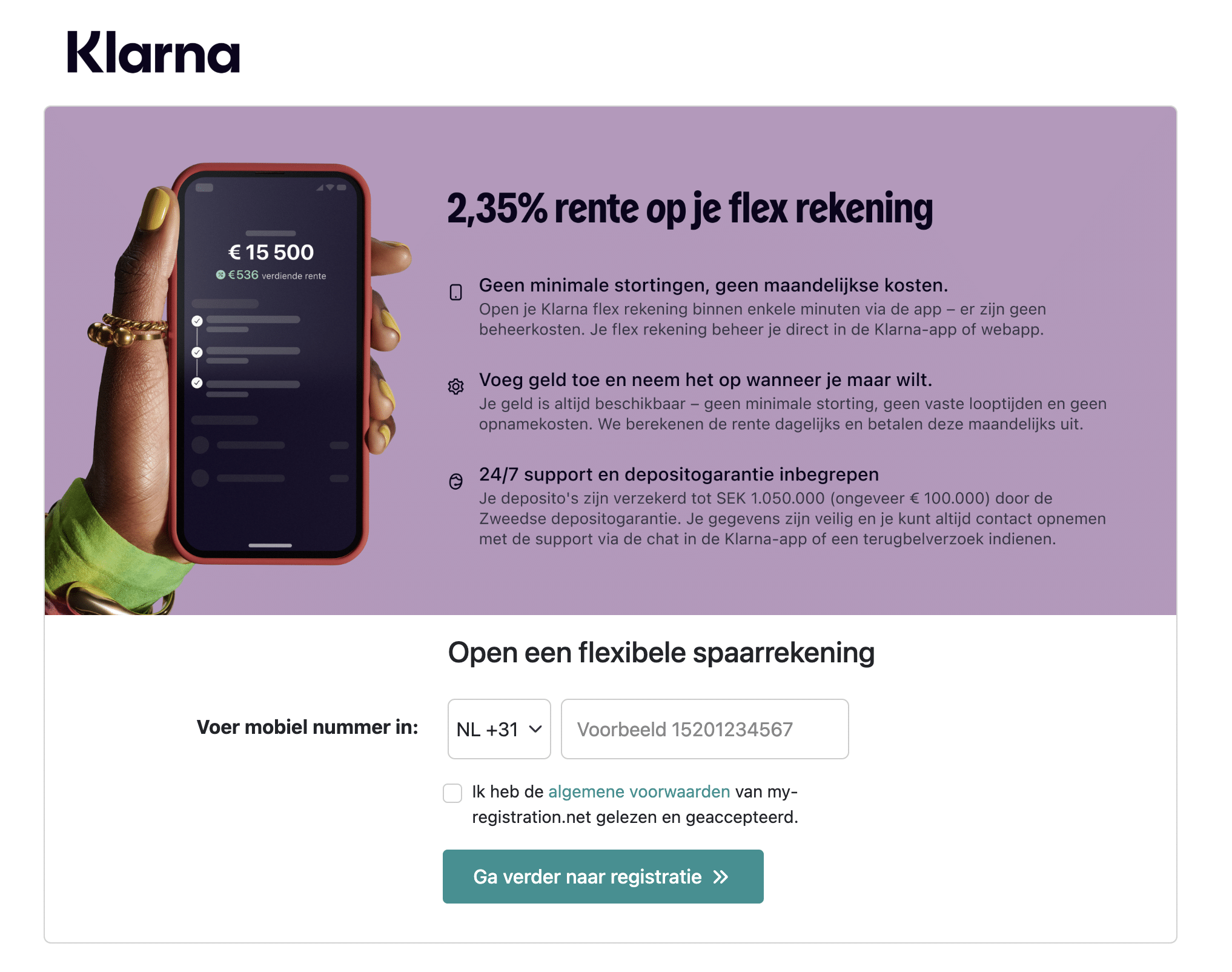 klarna bank review en ervaringen