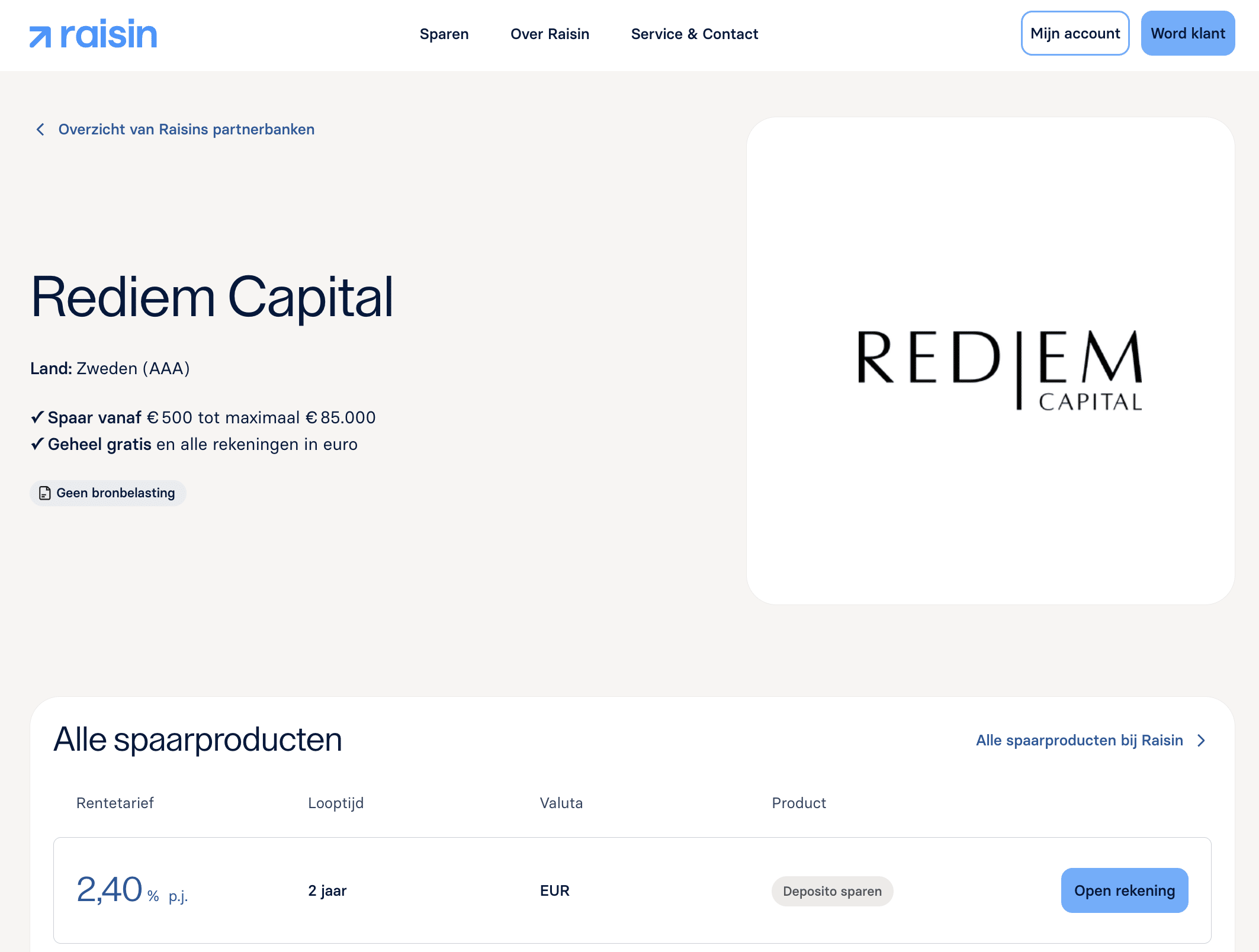 rediem capital review en ervaringen