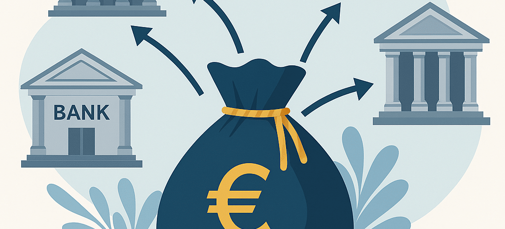 spaargeld spreiden bij meerdere banken